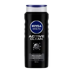شامپو سر و بدن نیوا مردانه مدل Active clean حجم 500 میلی لیتر