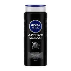 شامپو سر و بدن نیوا مردانه مدل Active clean حجم 500 میلی لیتر