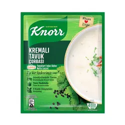 سوپ مرغ خامه ای کنور مقدار 65 گرم