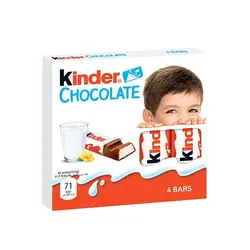 شکلات کیندر Kinder بسته 4 عددی وزن 50 گرم