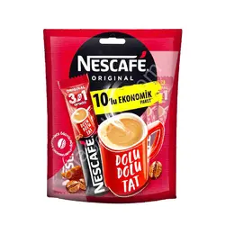 قهوه فوری کافی میکس نسکافه شیری 3 در 1 بسته 10 عددی