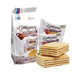 ویفر روسی با طعم شیری زیموپوک Xymopok وزن 500 گرم