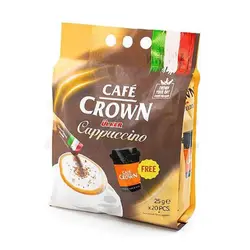 قهوه فوری کاپوچینو کافه کراون اولکر بسته 20 عددی
