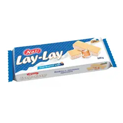 ویفر ناتی مدل Lay-Lay با کرم شیری 500 گرمی