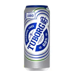 آبجو بدون الکل توبورگ TUBORG حجم 500 میلی لیتر