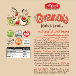 گرانولا روزانه مخلوط مغز و میوه