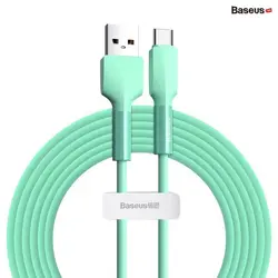کابل شارژر Type-C باسئوس مدل Silica Gel Cable به طول 2 متر