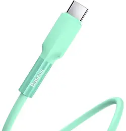 کابل شارژر Type-C باسئوس مدل Silica Gel Cable به طول 2 متر
