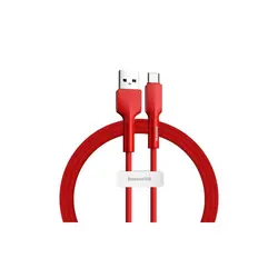 کابل شارژر Type-C باسئوس مدل Silica Gel Cable به طول 2 متر