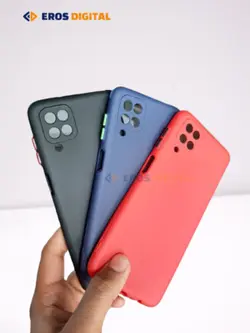قاب سامسونگ Galaxy A12 محافظ لنزدار ژله ای