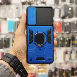 قاب ضد ضربه پوکو M3 Pro محافظ لنز دار کشویی طرح بتمن