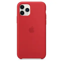 قاب سیلیکونی اورجینال اپل Iphone 11 Pro رنگ قرمز