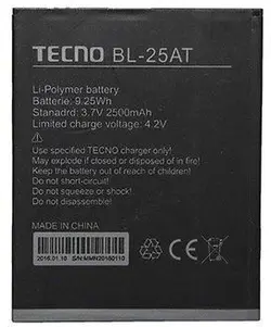 باتری اورجینال Tecno BL-25AT