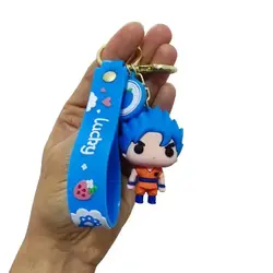 جاکلیدی طرح دراگون بال سایز بزرگ با گیره طلایی