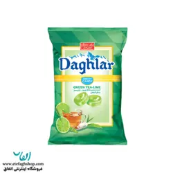 آبنبات گیاهی بدون شکر داغلار با طعم لیمو - چای سبز