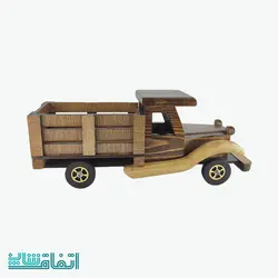 ماشین کلاسیک چوبی طرح کامیون سایز بزرگ