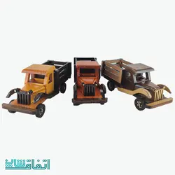 ماشین کلاسیک چوبی طرح کامیون سایز بزرگ