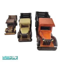 ماشین کلاسیک چوبی طرح کامیون سایز بزرگ