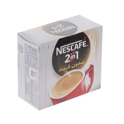 پودر قهوه فوری بدون قند مدل 1 × 2 نسکافه بسته 20 عددی
