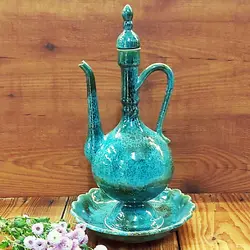 گلاب پاش پایه دار سفالی