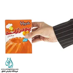 پودر ژله پرتقال شیبابا مقدار 100 گرم