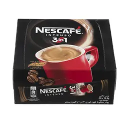 قهوه فوری نسکافه مدل 1 × 3 اینتسو بسته 20 عددی