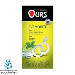 کاندوم تاخیری اورز مدل Ice Mohito بسته 12 عددی