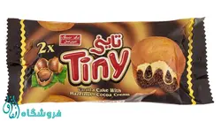 کیک تاینی کرمدار کاکائویی فندقی  70 گرمی