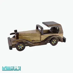ماشین کلاسیک سواری چوبی طرح نیمه مسقف سایز بزرگ