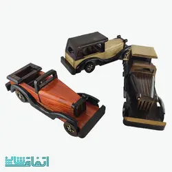 ماشین کلاسیک سواری چوبی طرح نیمه مسقف سایز بزرگ