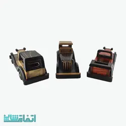 ماشین کلاسیک سواری چوبی طرح نیمه مسقف سایز بزرگ