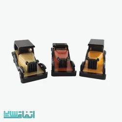 ماشین کلاسیک سواری چوبی طرح نیمه مسقف سایز بزرگ
