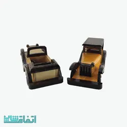 ماشین کلاسیک سواری چوبی طرح نیمه مسقف سایز بزرگ