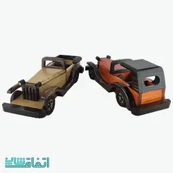 ماشین کلاسیک سواری چوبی طرح نیمه مسقف سایز بزرگ
