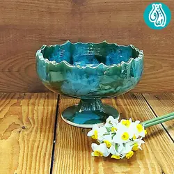 میوه خوری لب کمانی کوچک سفالی