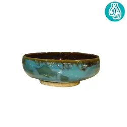 کاسه سالاد و سوپ خوری سفال لعاب قهوه ای