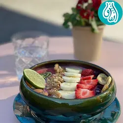 کاسه سالاد و سوپ خوری سفال لعاب قهوه ای