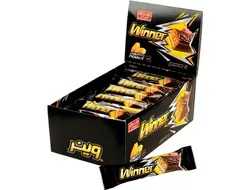 بسته 24 عددی شکلات مغزدار بادام زمینی وینر 40گرمی