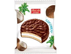 بیسکویت با روكش شكلات و مغزی نارگیل 40گرمی