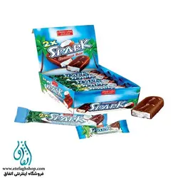 شکلات اسپارک نارگیلی با روکش شکلات ۳۶ گرمی