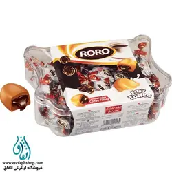 تافی رورو کره ای مغزدار با شکلات تلخ کریستال