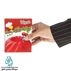 پودر ژله آلبالو شیبابا مقدار 100 گرم