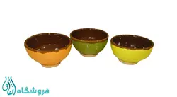 کاسه ماست خوری سفالی نارنجی