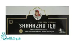 چای ارل گری کیسه ای شهرزاد بسته 50 عددی