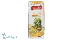 آب چند میوه تکدانه حجم 200 میلی لیتر