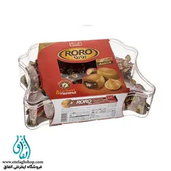تافی مغزدار کره ای با کرم فندق رورو 300 گرم