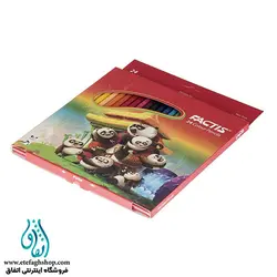 مداد رنگی 24 رنگ مقوایی فکتیس