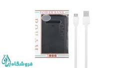 پاور بانک 5000 میلی آمپر ROHAM مدل RO-5D مشکی