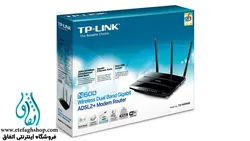 مودم-روتر +ADSL2 بی‌سیم و دوباند تی پی-لینک مدل TD-W8980_V1