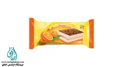 بسته 72عددی کیک لایه ای کرم دار طعم پرتقال 30 گرم